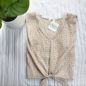 Entro Poppy Tie Front